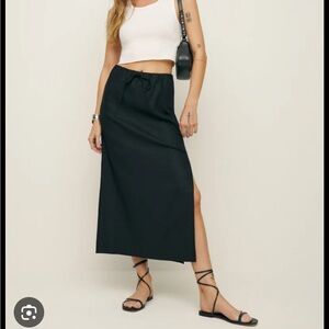 Reformation Elsa Linen Skirt